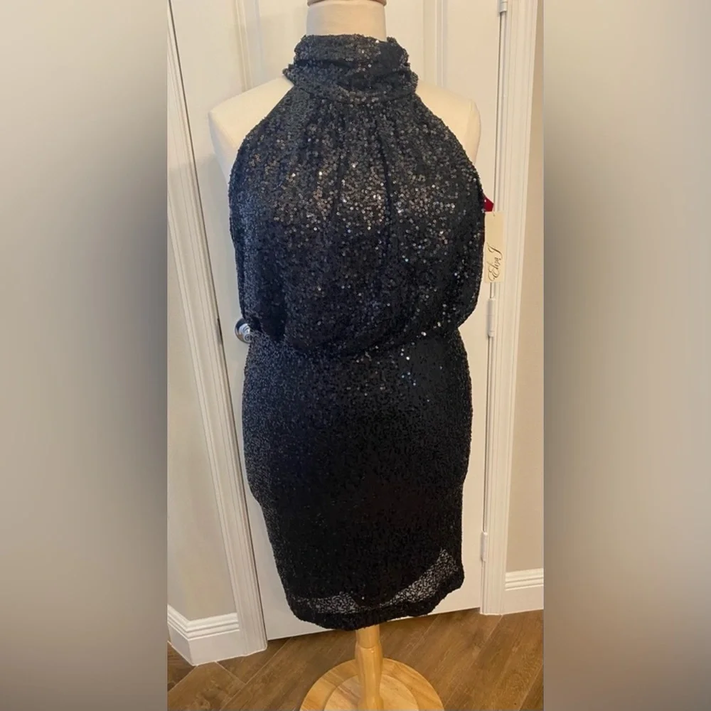 Sequin Plus Dress - Picture 5 of 9